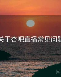 关于杏吧直播常见问题