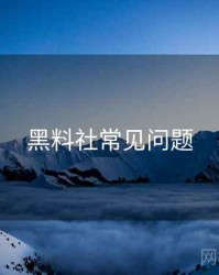 黑料社常见问题