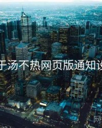 关于汤不热网页版通知设置