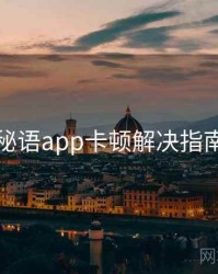秘语app卡顿解决指南