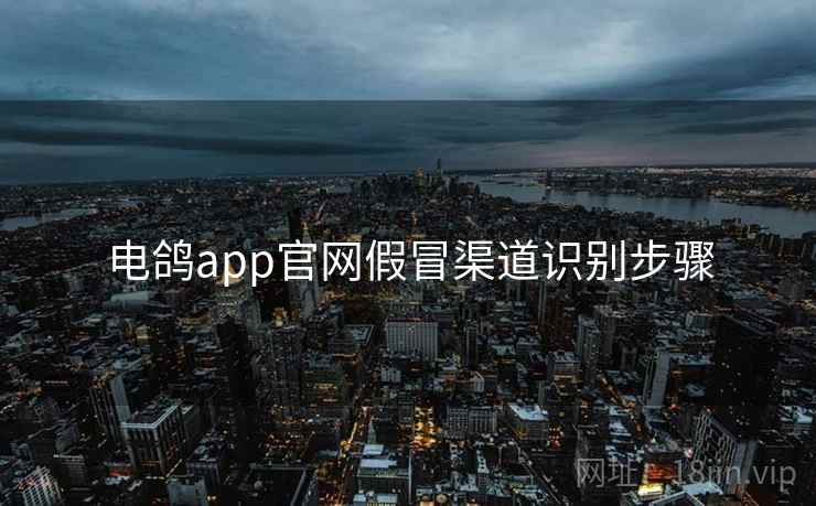 电鸽app官网假冒渠道识别步骤 电鸽app官网假冒渠道识别步骤