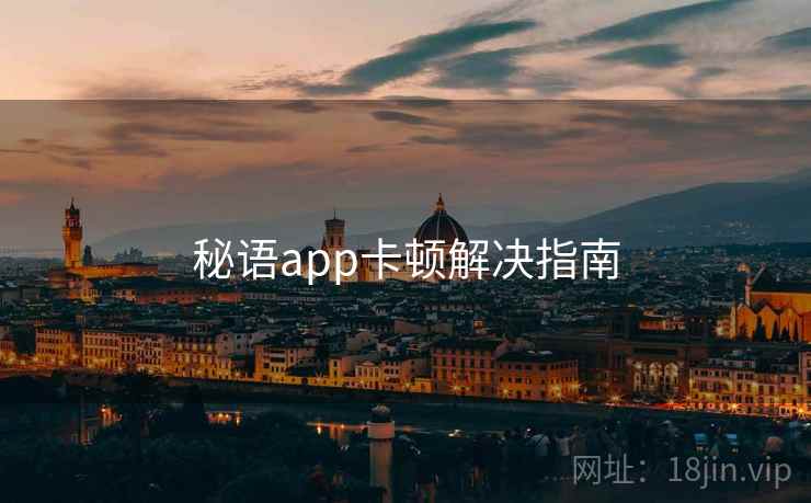 秘语app卡顿解决指南
